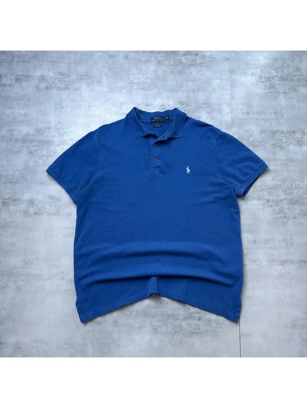 Y2K Polo Ralph Lauren Blue Polo Shirt